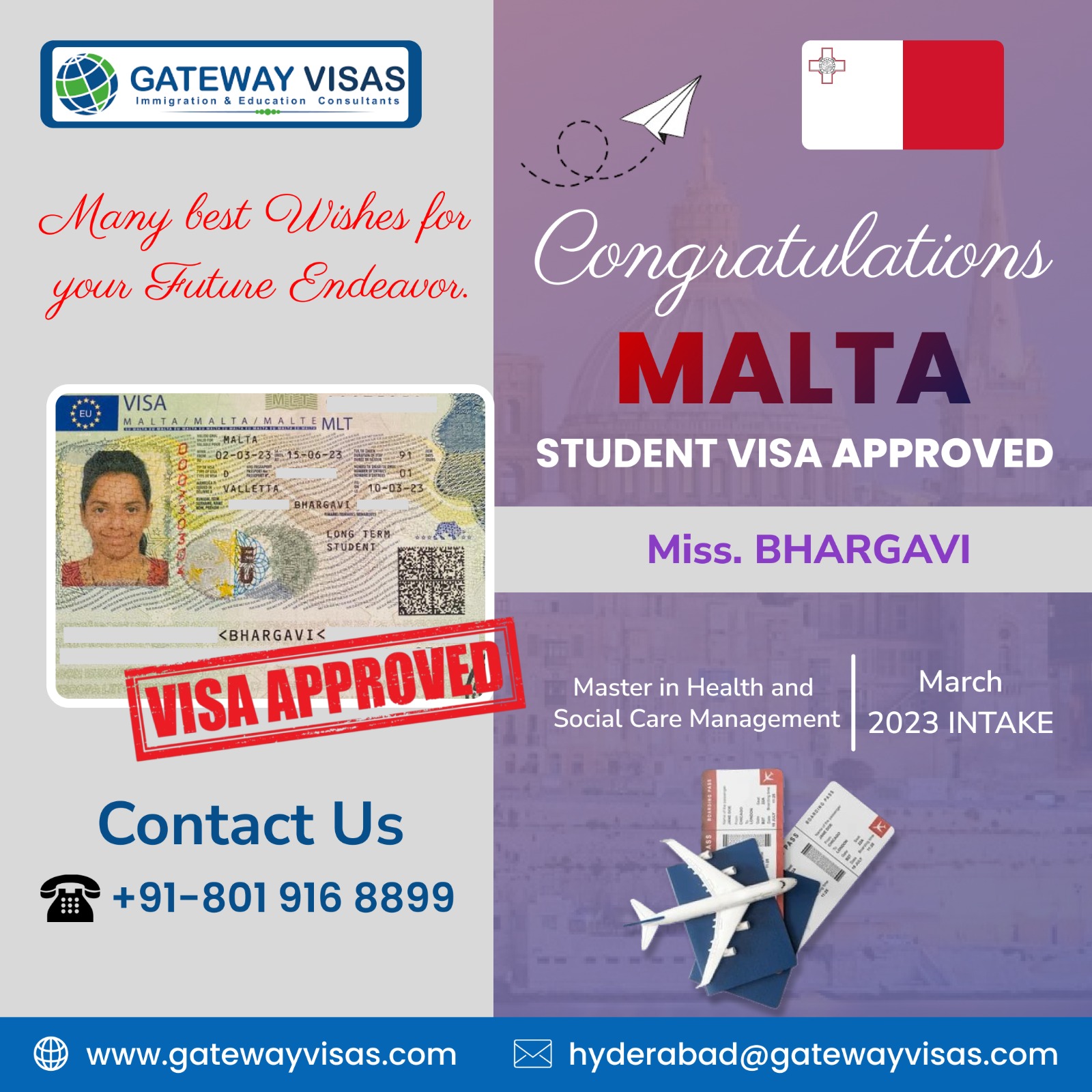 Malta Student Visa Consultants
